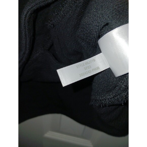 MADEWELL Women's Crop Tank Top Large Black Cutout Knot-Front Cotton NJ776 Sp23 - Picture 5 of 8